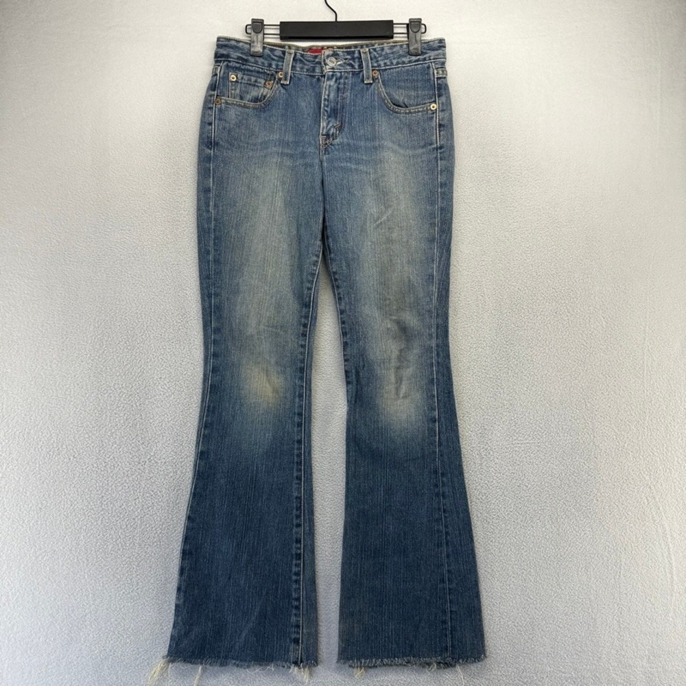 Vintage Levis Jeans Womens 5 Jr 518 Super Low Bootcut Boot  Flare y2k Dark Faded
